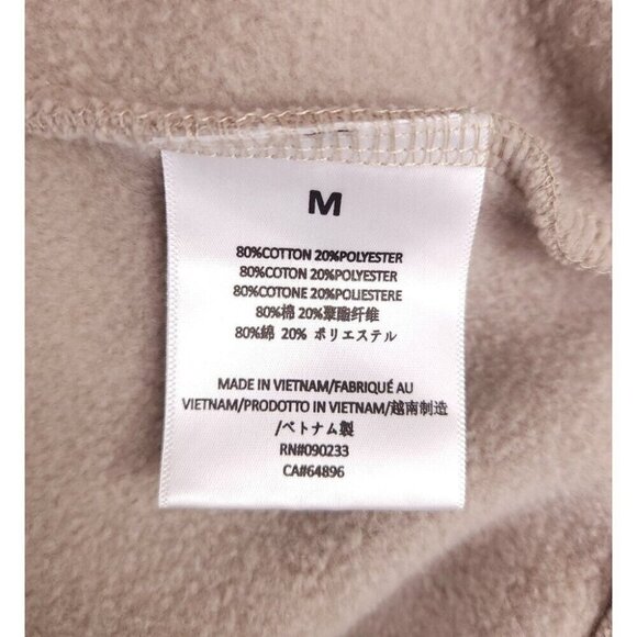 Fear Of God Essentials Cotton-Blend Hoodie Size M Mens Beige AS-IS - Picture 10 of 12